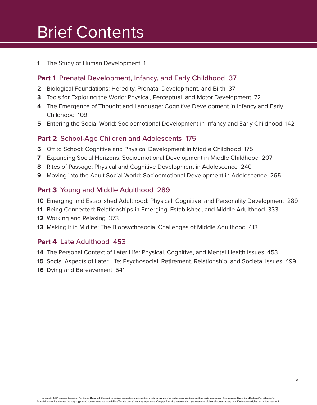 Preview page 7 of eBook PDF Human Development A Life-Span View 10th Edition By Robert V. Kail, John C. Cavanaugh