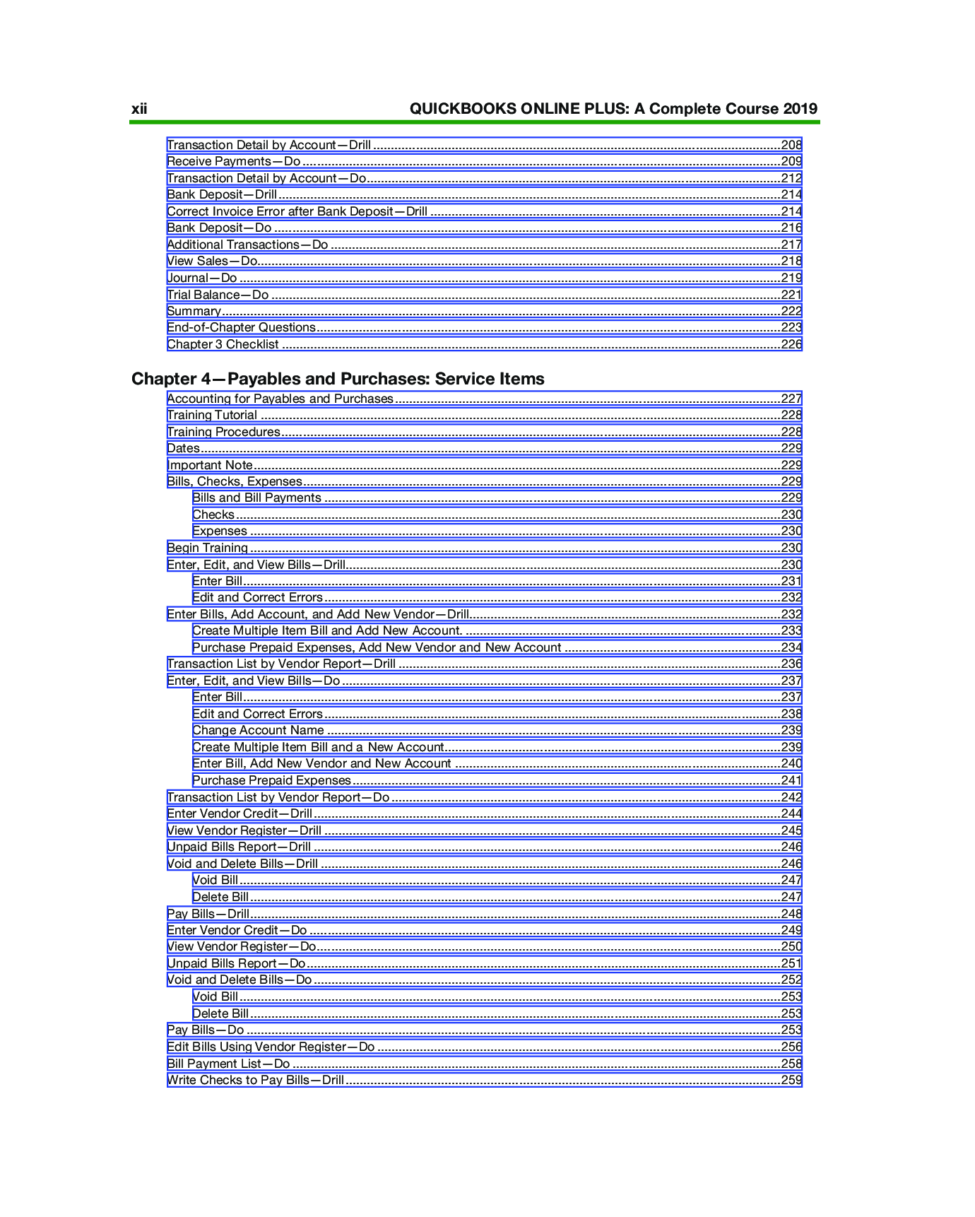 Preview page 3 of QuickBooks Online Plus A Complete Course 2019 3rd Edition By Janet Horne