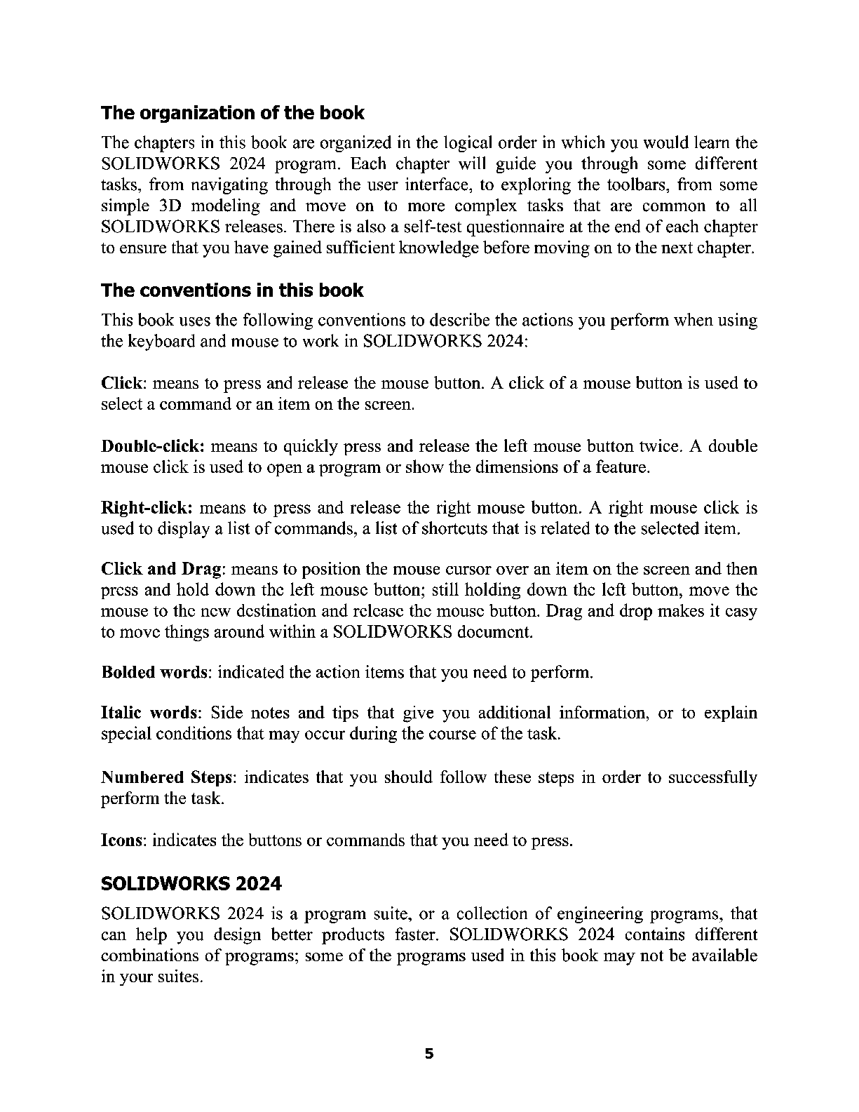 Preview page 7 of SOLIDWORKS 2024 Advanced Techniques 15th Edition By Paul Tran