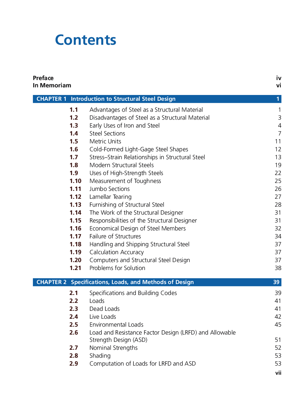Preview page 5 of eBook PDF Structural Steel Design 7th Edition By Jack McCormac, Stephen Csernak
