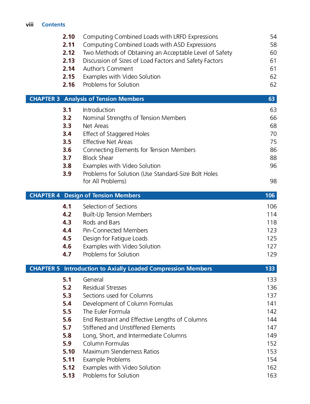 Preview page 6 of eBook PDF Structural Steel Design 7th Edition By Jack McCormac, Stephen Csernak