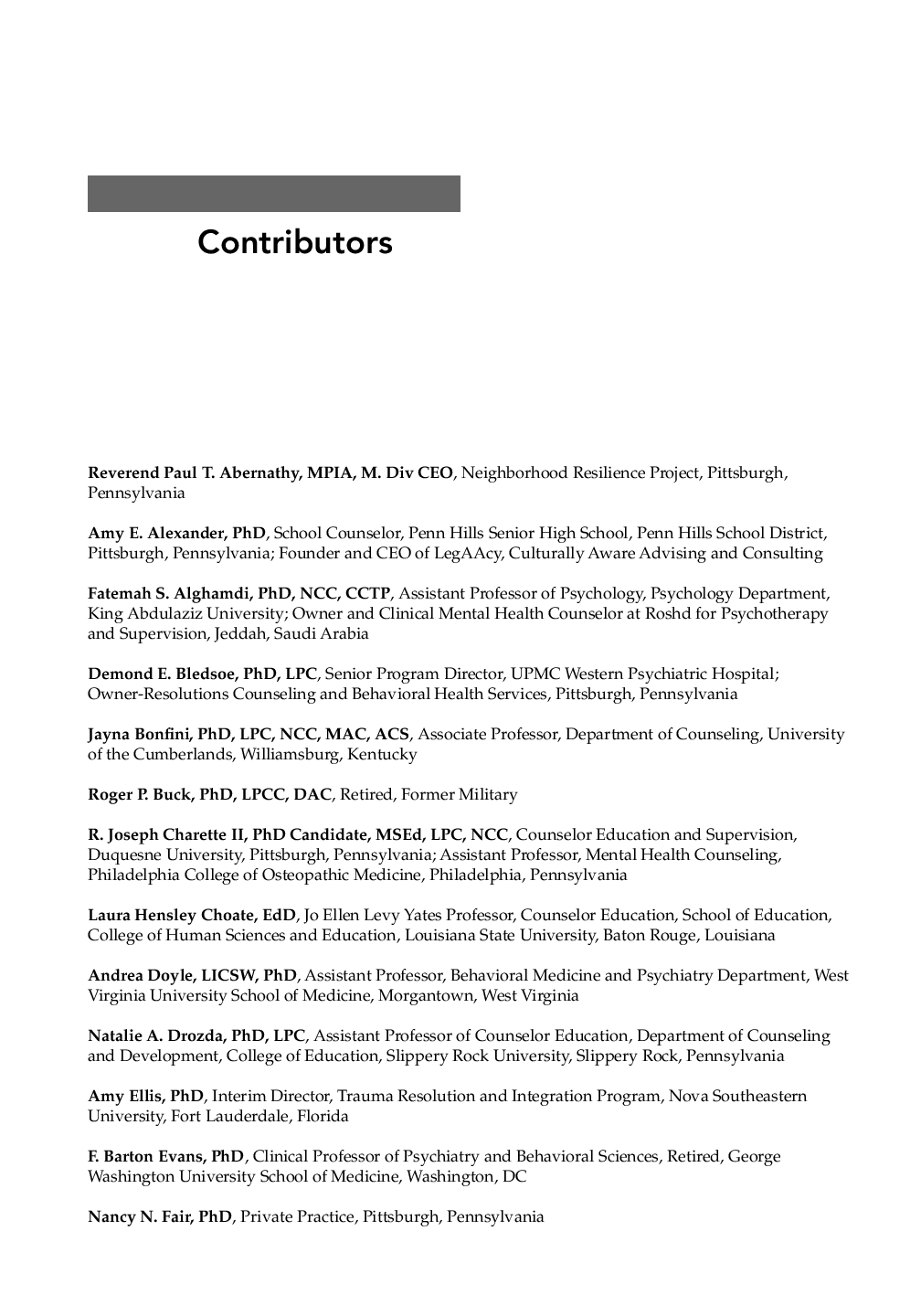 Preview page 9 of Trauma Counseling 2nd Edition By Lisa López Levers
