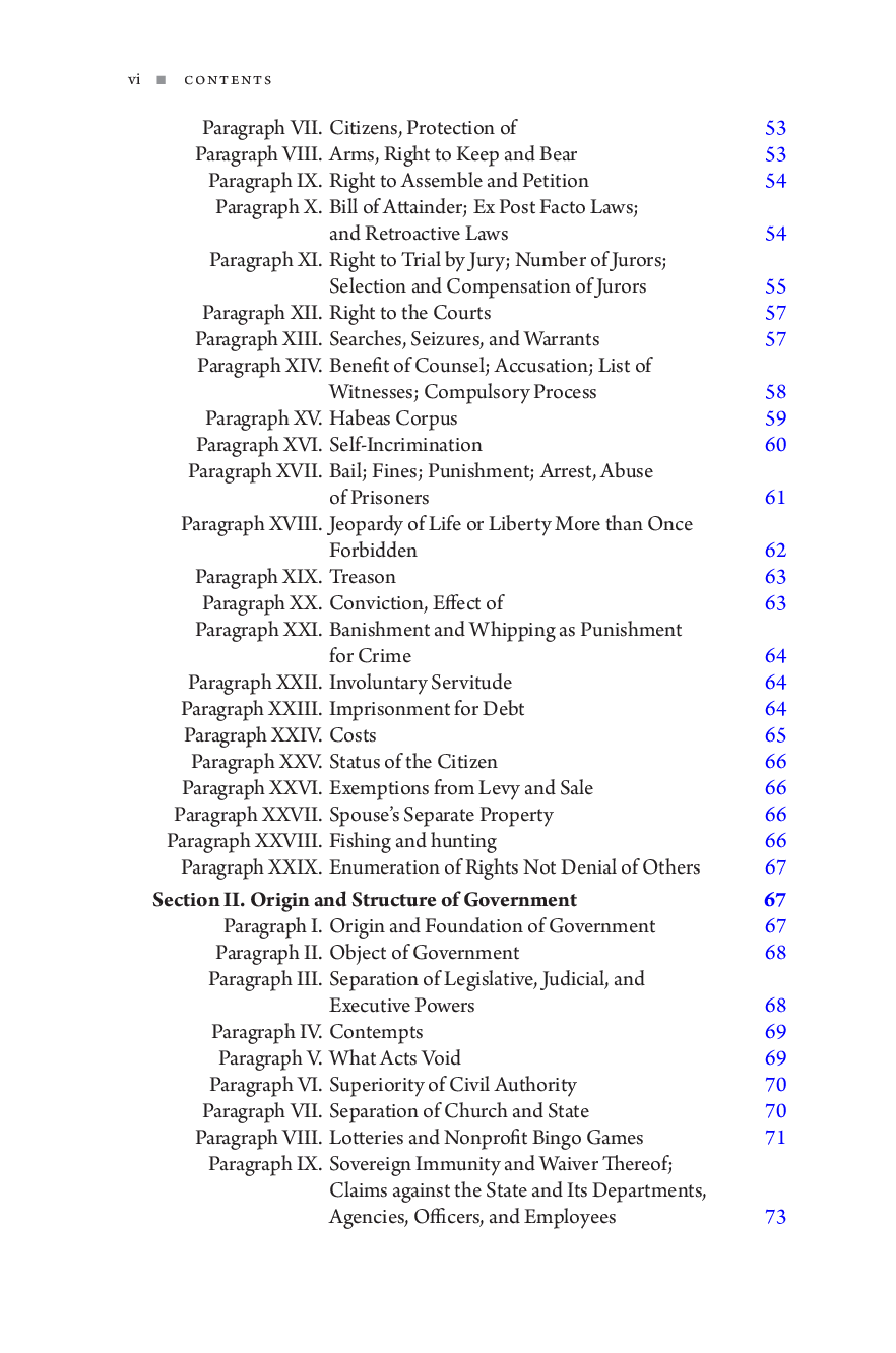 Preview page 7 of eBook PDF The Georgia State Constitution 2nd Edition By HILL
