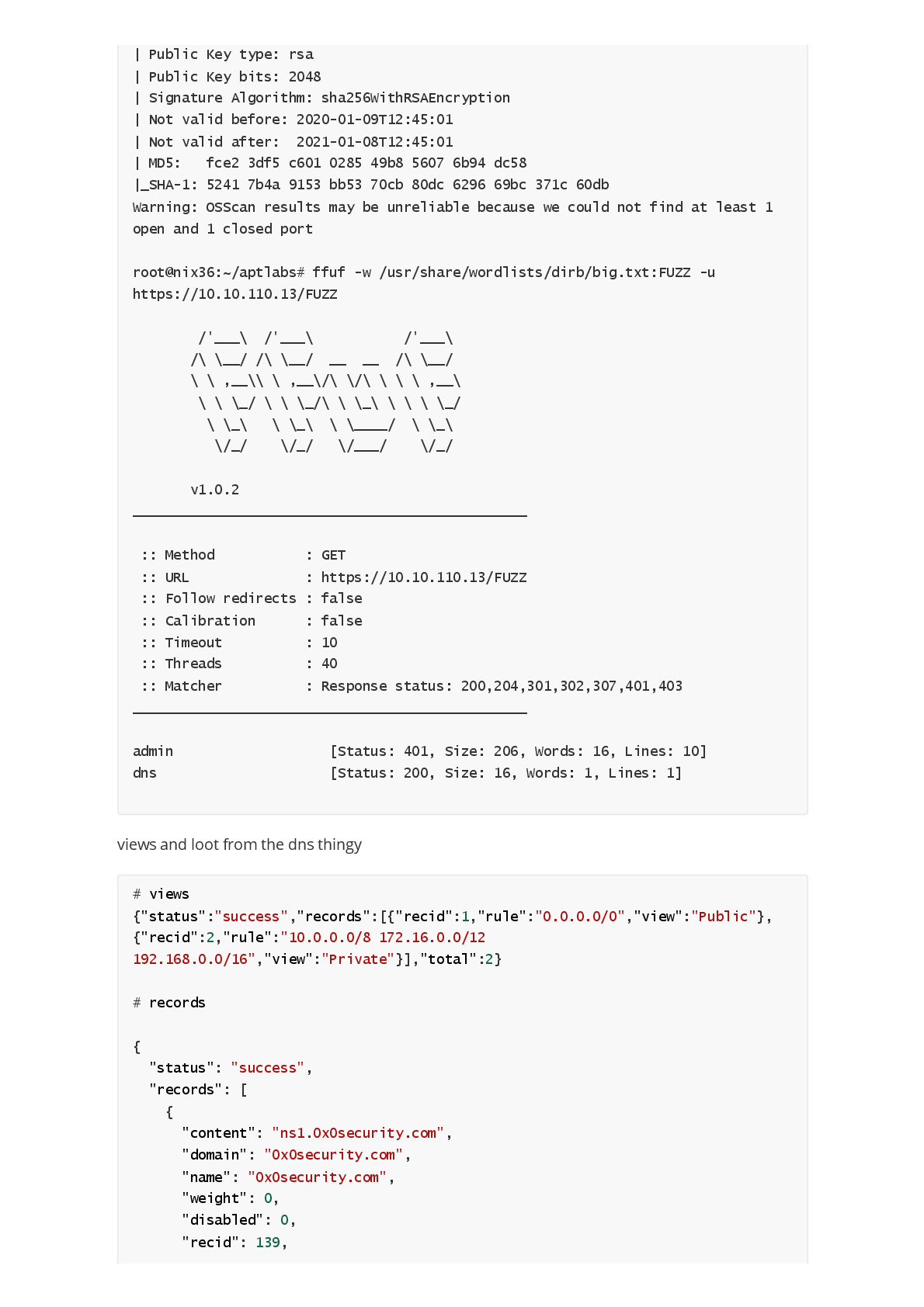Preview page 9 of APTLabs ProLab Writeup - Hack The Box