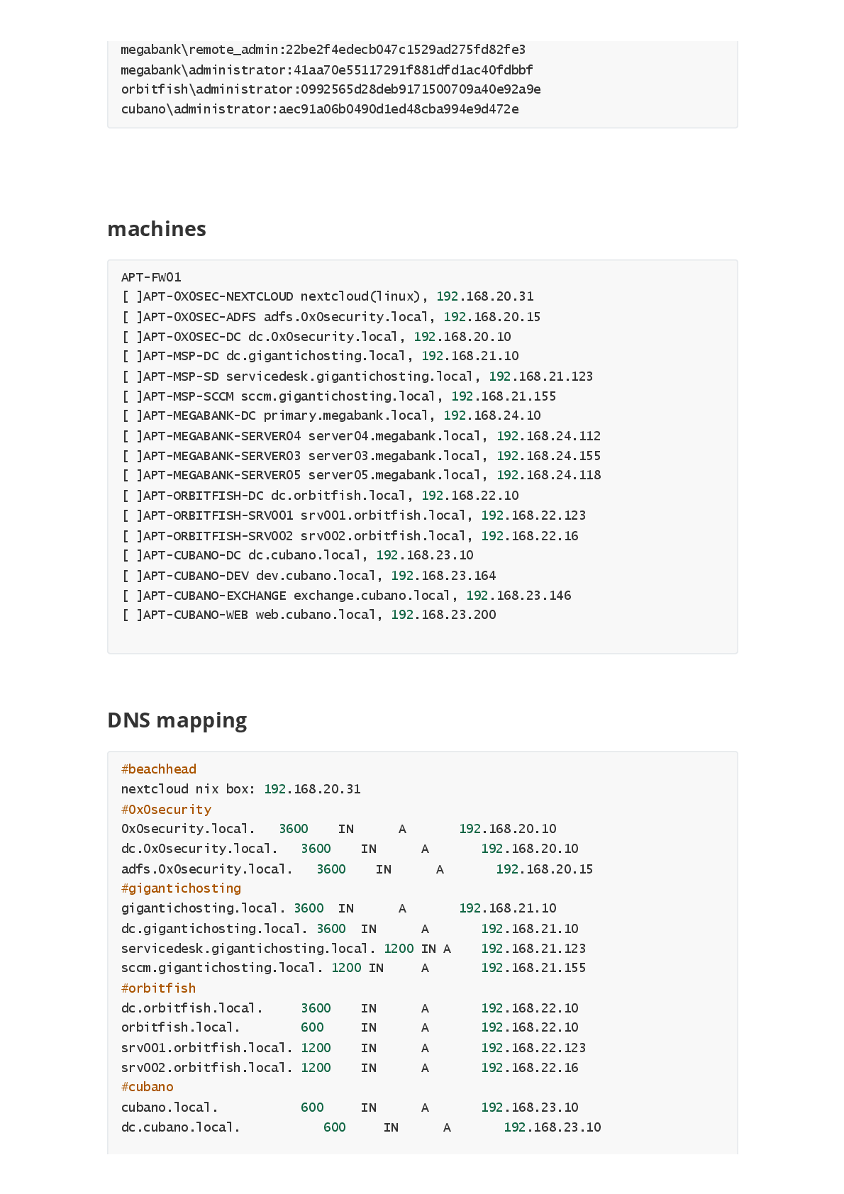 Preview page 4 of APTLabs ProLab Writeup - Hack The Box
