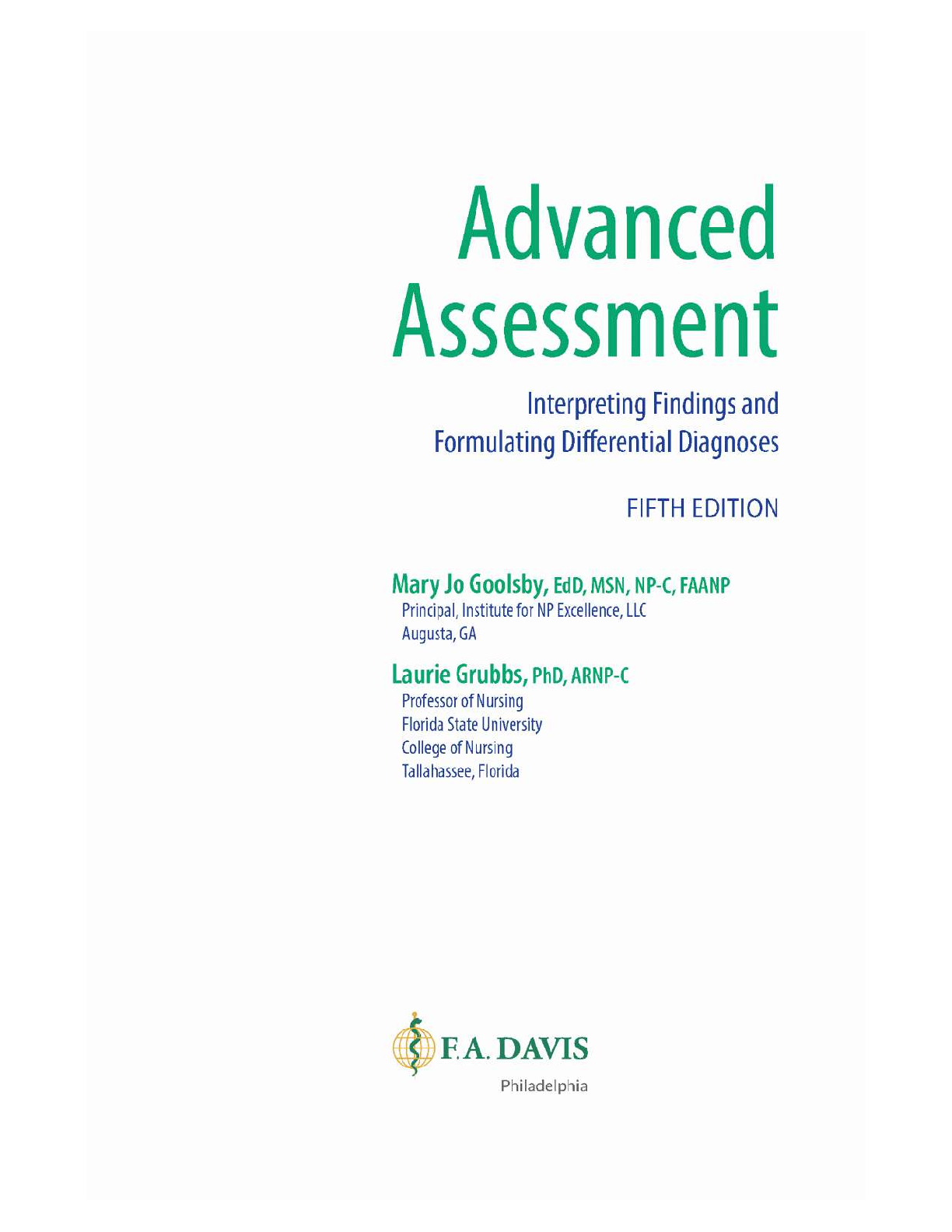 Preview page 3 of Advanced Assessment 5th Edition By Goolsby Grubbs