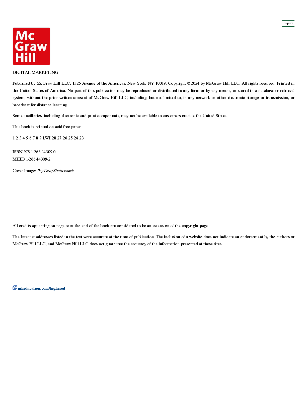 Preview page 3 of Digital Marketing 1st Edition By Raj Sachdev