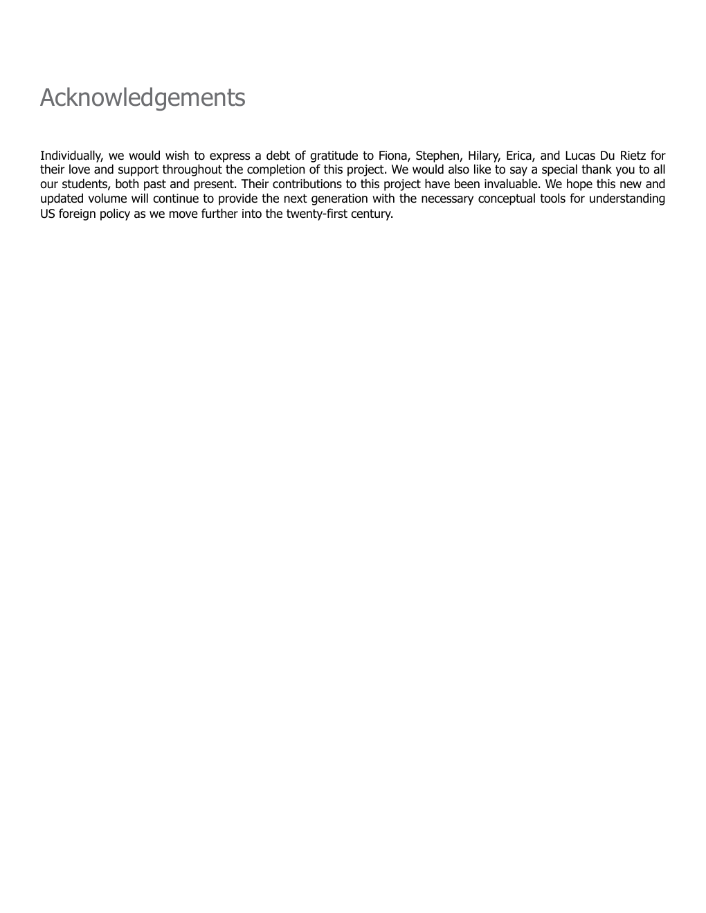 Preview page 5 of US Foreign Policy 3rd Edition By Michael Cox, Doug Stokes