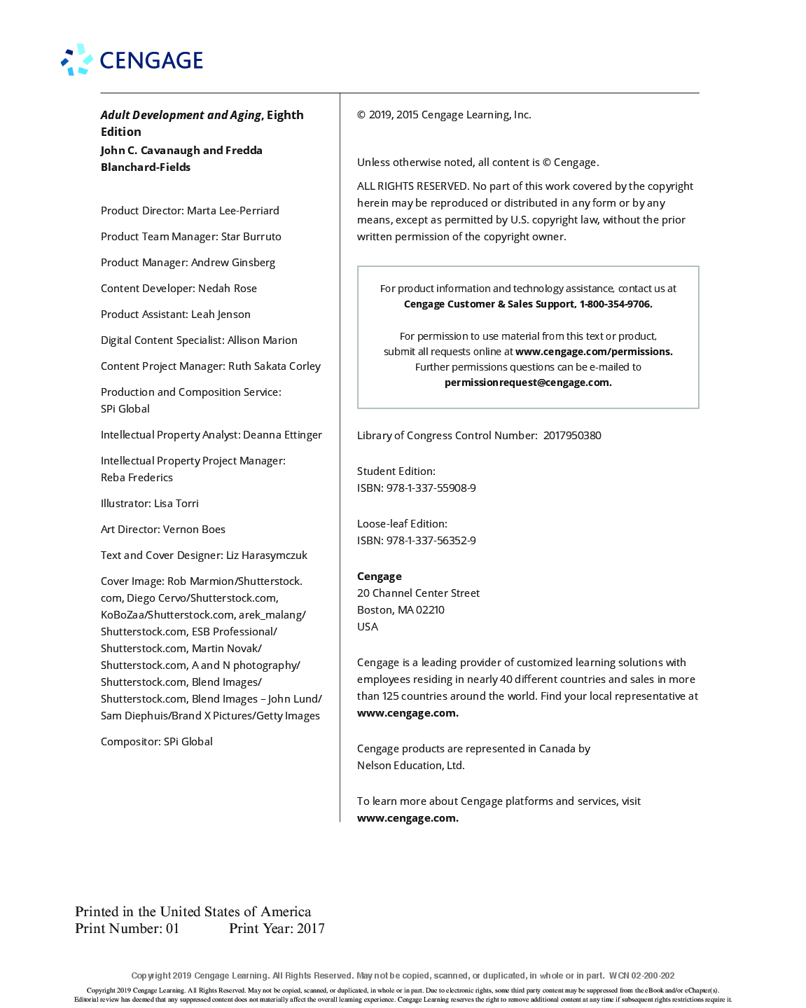 Preview page 3 of Adult Development and Aging 8th Edition By John Cavanaugh