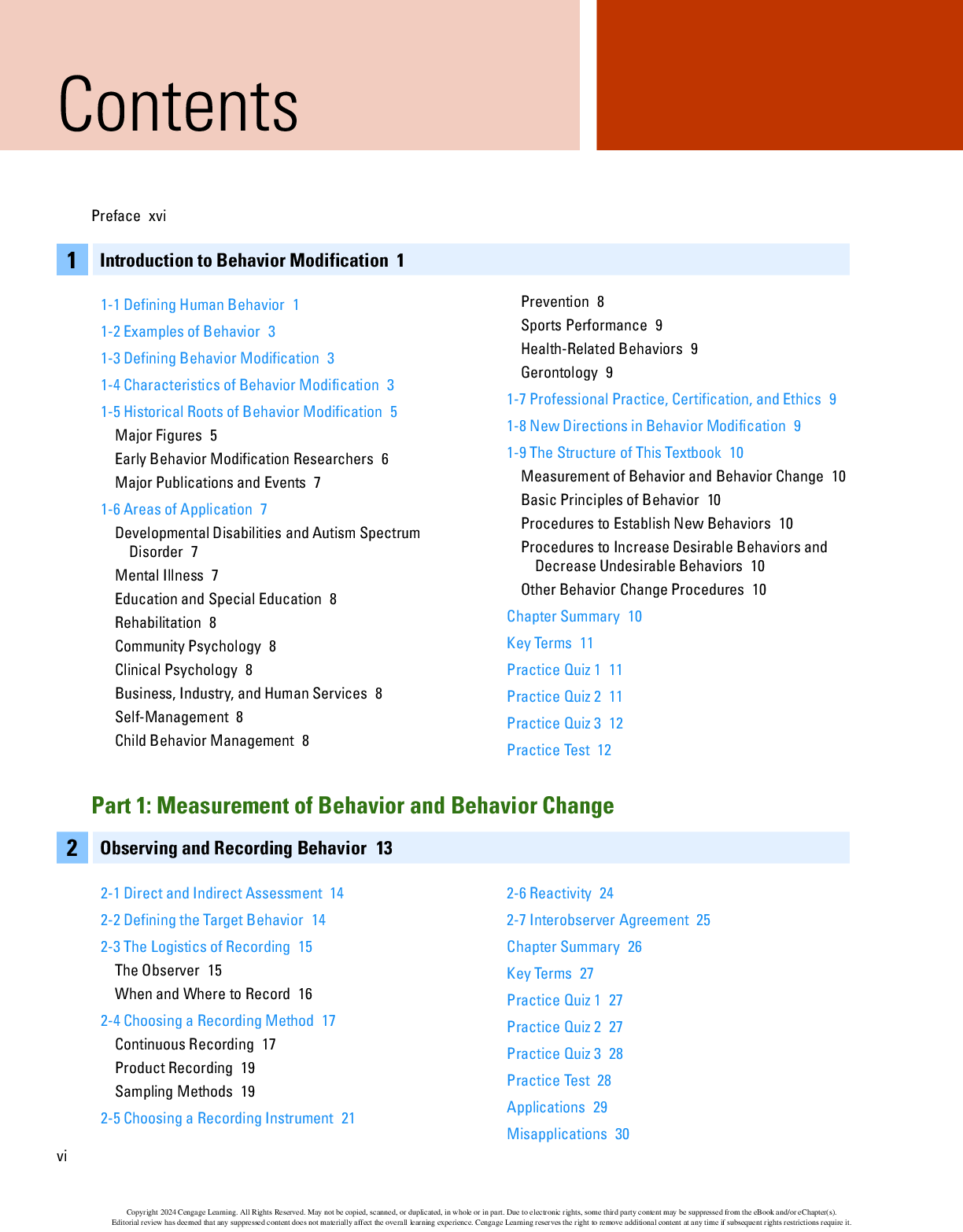 Preview page 3 of eBook PDF Behavior Modification Principles and Procedures 7th Edition By Raymond Miltenberger