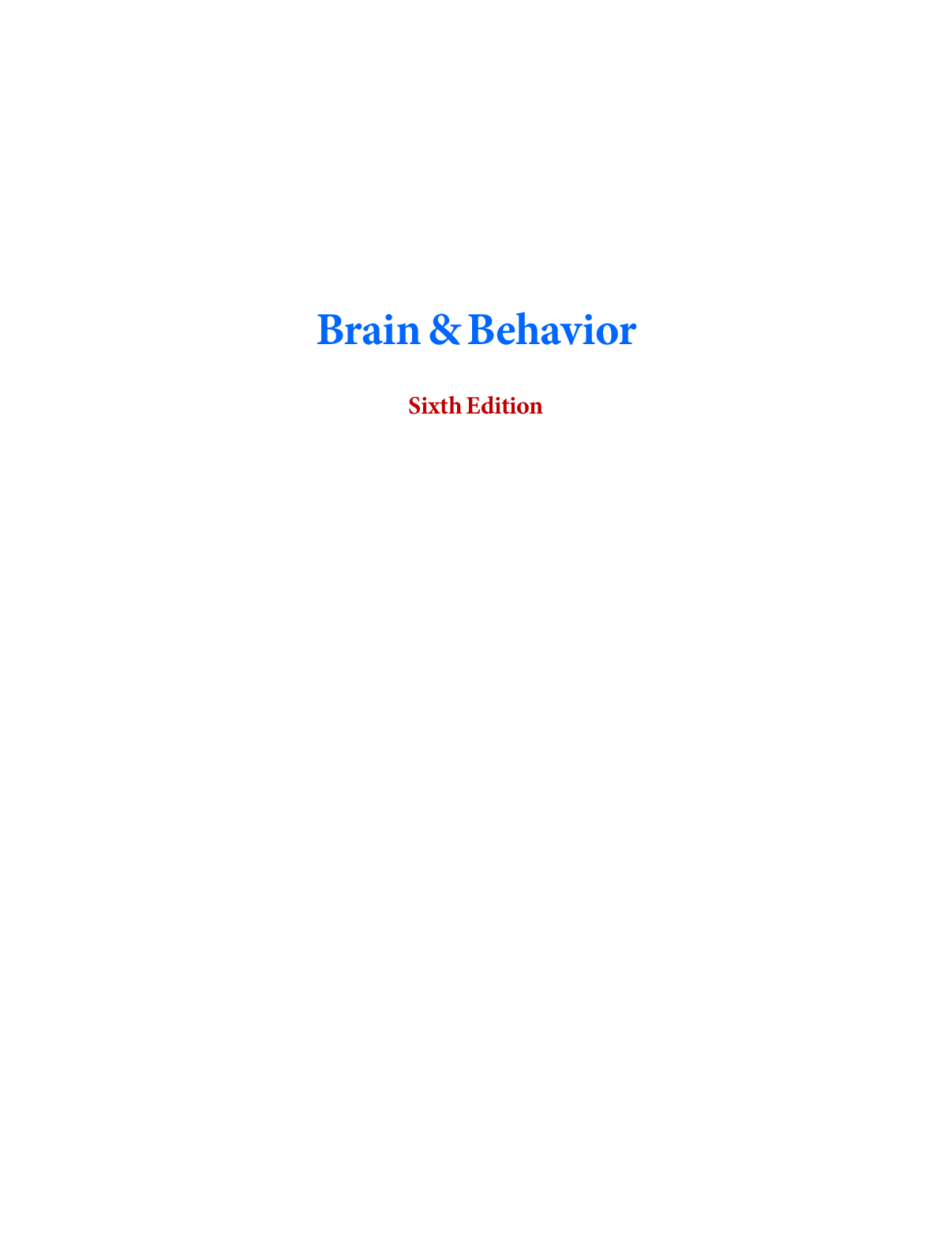 Preview page 2 of Brain & Behavior An Introduction to Behavioral Neurscience 6th Edition By Bob Garrett, Gerald Hough