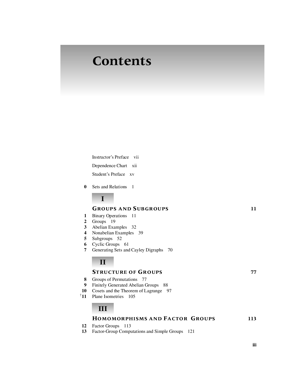 Preview page 4 of A First Course in Abstract Algebra 8th Edition By John B. Fraleigh