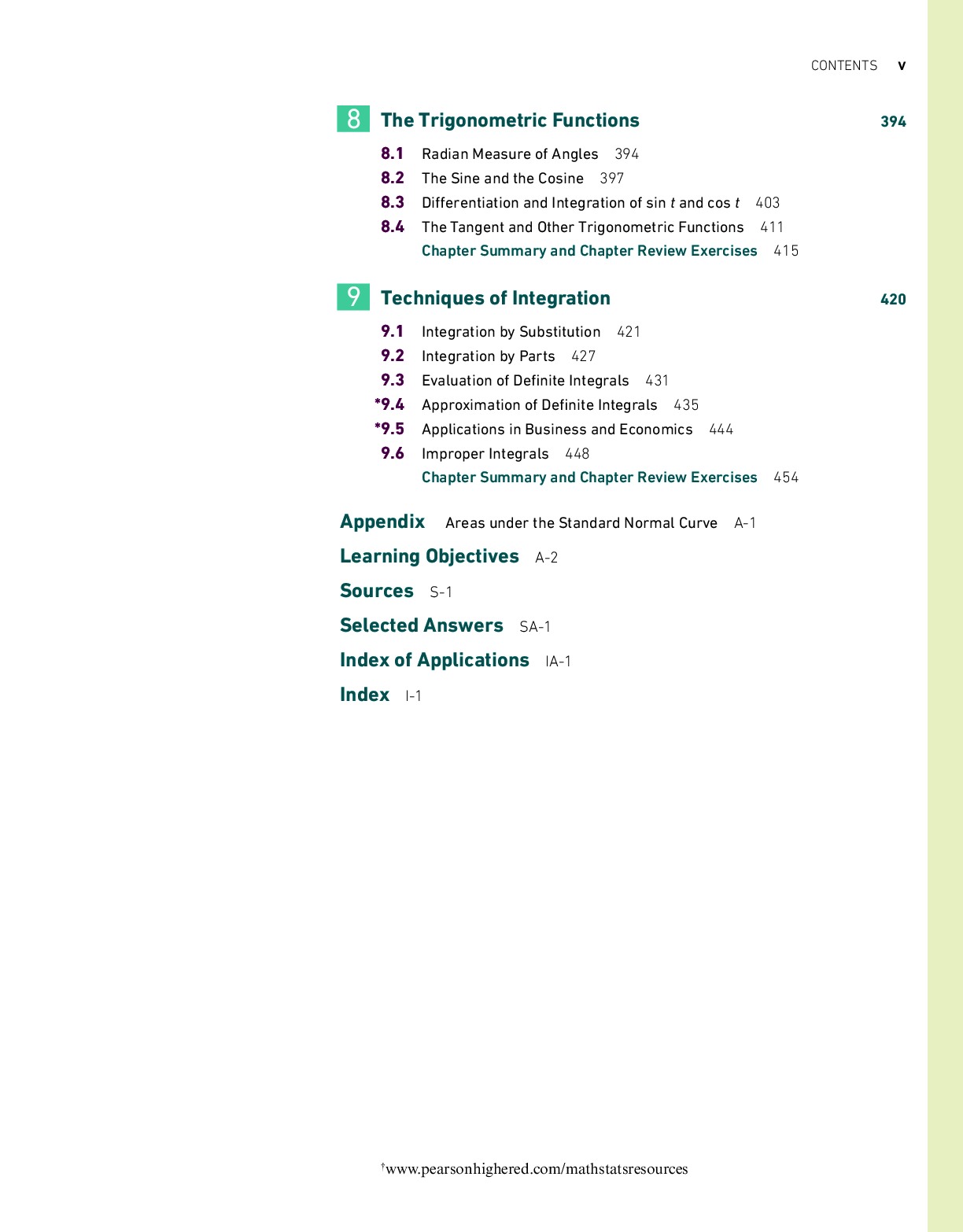 Preview page 6 of eBook PDF Calculus And Its Applications Brief Version, 15th Edition By Larry Goldstein