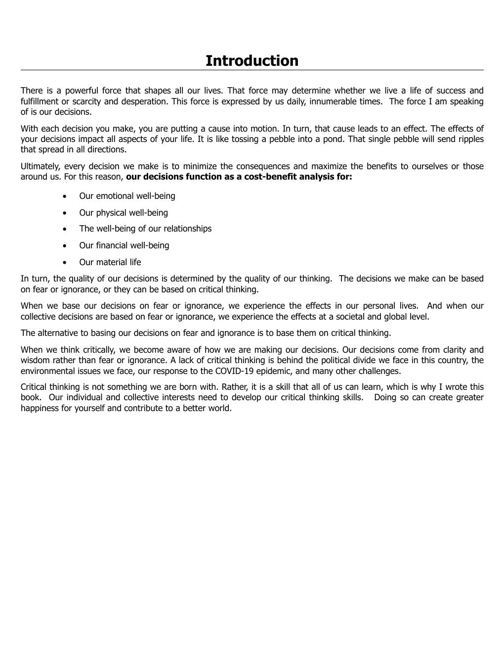 Preview page 8 of Master Critical Thinking, Creative, Logic & Problem Solving Skills (4 Books in 1) By William Henderson