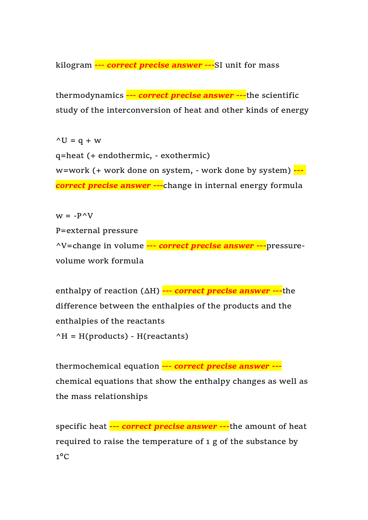 Preview page 2 of StraighterLine CHEM101 (CHEM101) (StraighterLine) (2026–2027) Complete Final Exam Study Guide with Verified Questions an
