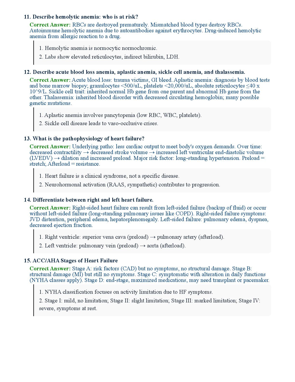 Preview page 2 of NR 507 Advanced Pathophysiology Midterm: (Latest 2025/2026 Update) Hypersensitivity, Hematology, Cardiology & Pulmonary