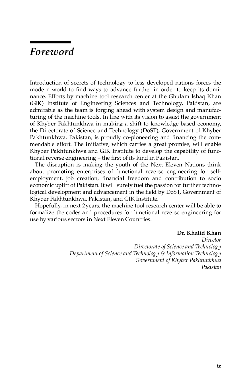 Preview page 10 of eBook [PDF] Functional Reverse Engineering of Machine Tools By Wasim Ahmed Khan