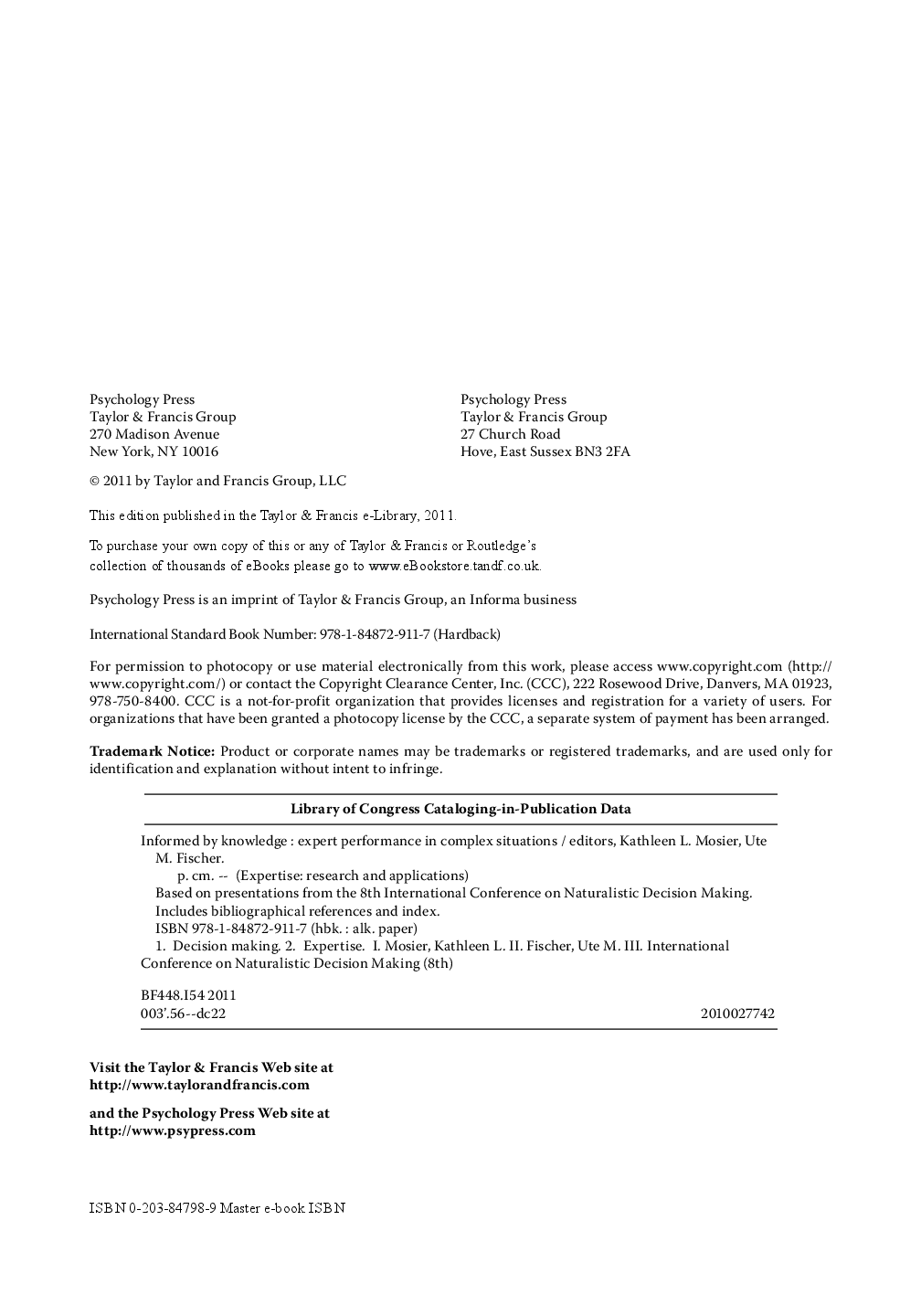 Preview page 5 of Informed by Knowledge Expert Performance in Complex By Kathleen L Mosier, Ute M Fischer