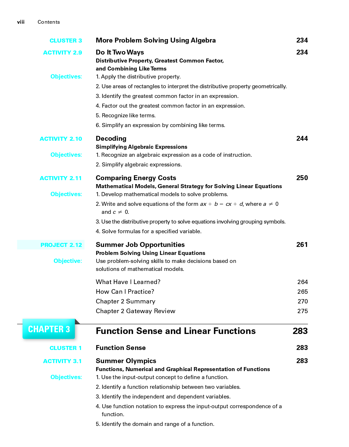 Preview page 8 of eBook PDF Mathematics in Action An Introduction to Algebraic Graphical and Numerical Problem Solving 6th Edition By Cons