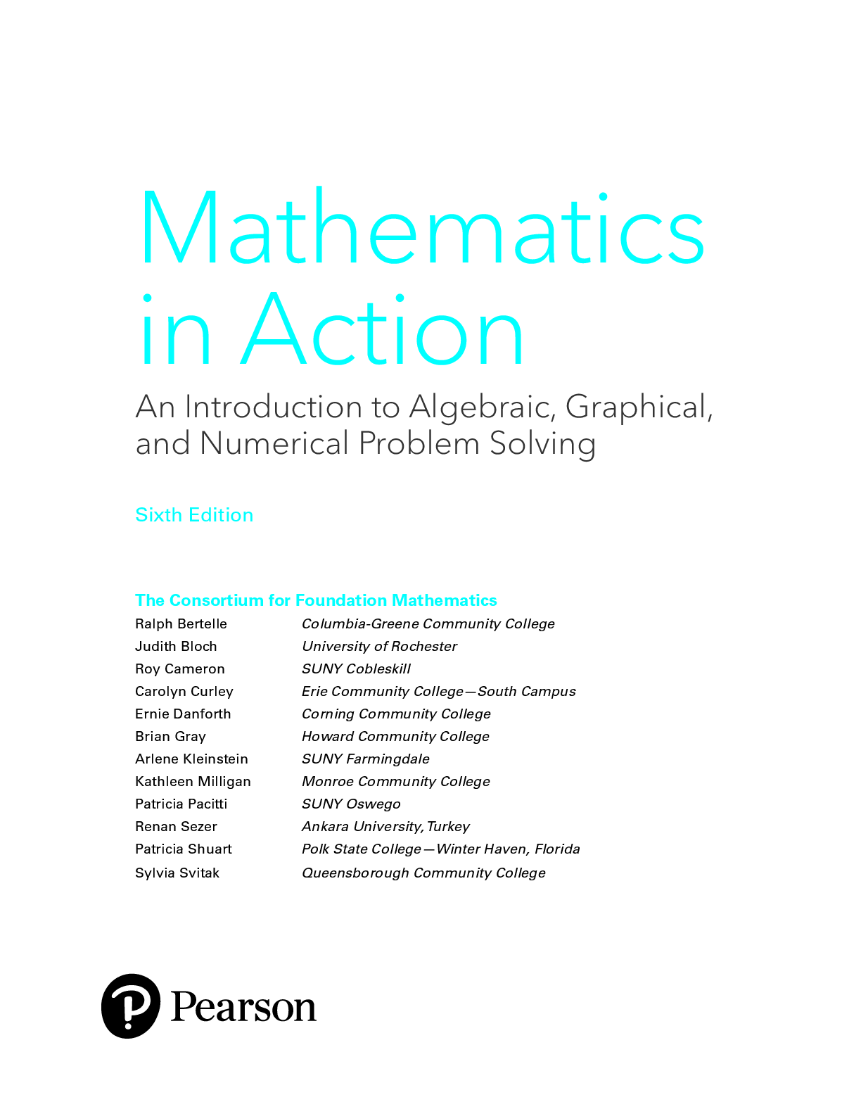 Preview page 3 of eBook PDF Mathematics in Action An Introduction to Algebraic Graphical and Numerical Problem Solving 6th Edition By Cons