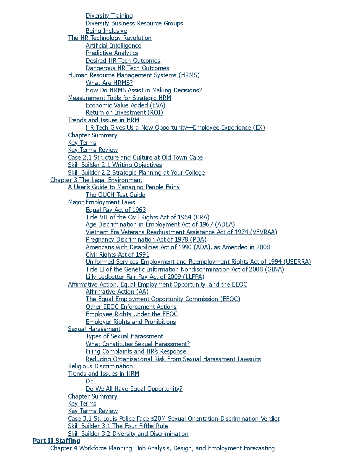 Preview page 3 of Fundamentals of Human Resource Management Functions, Applications, and Skill Development 3rd Edition By Robert Lussier,