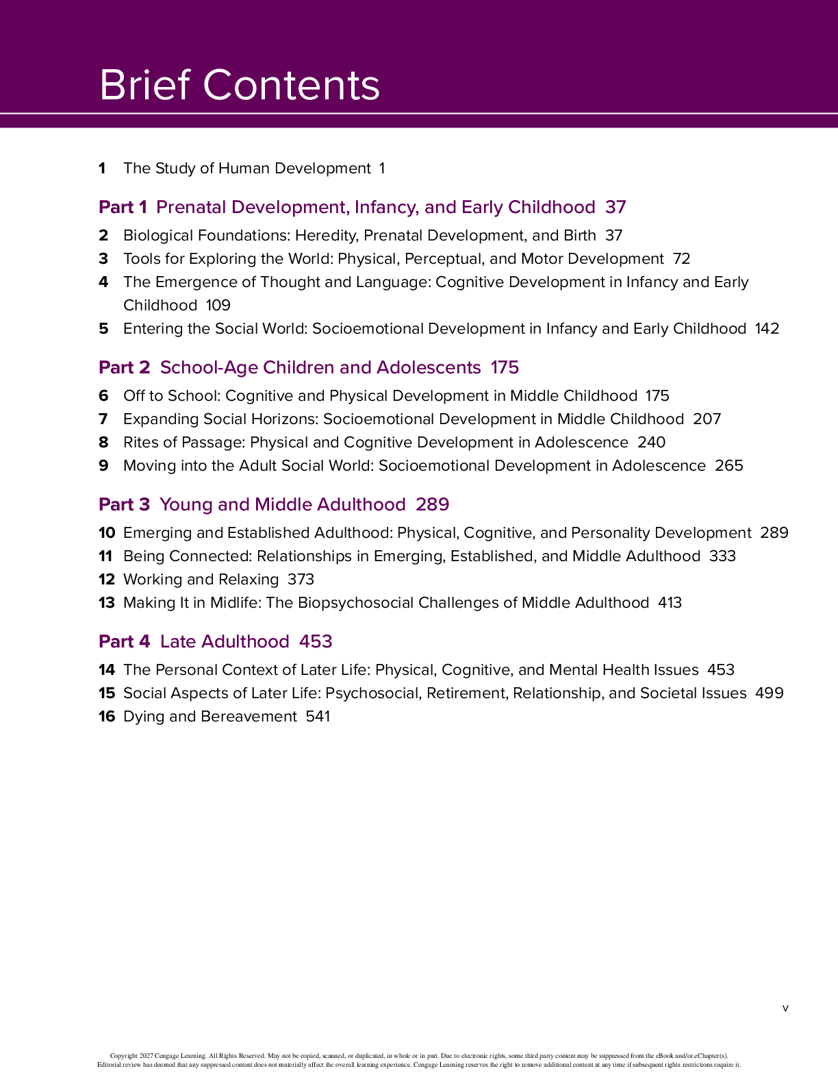 Preview page 4 of eBook PDF Human Development A Life-Span View 10th Edition By Robert Kail, John Cavanaugh