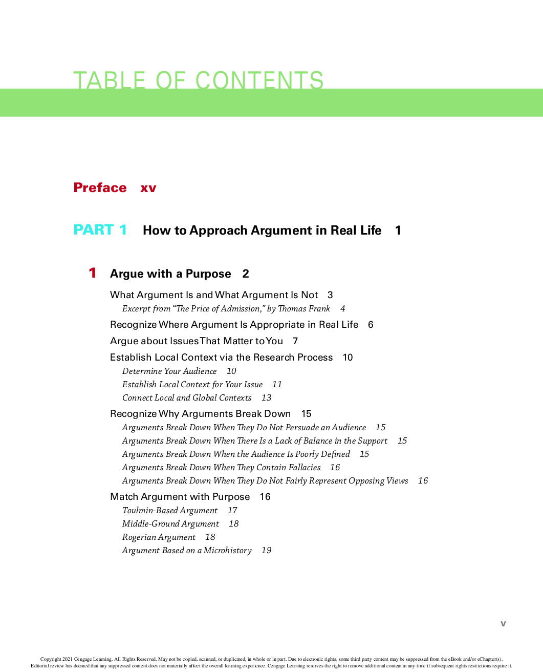Preview page 4 of The Purposeful Argument A Practical Guide 3rd Edition By Harry Phillips, Patricia Bostian
