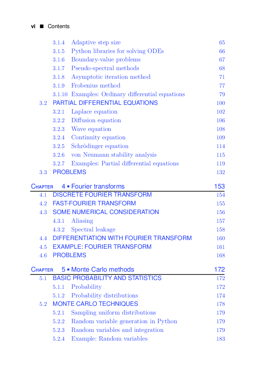 Preview page 6 of eBook [PDF] Computational Physics Using Python By Douglas M. Gingrich