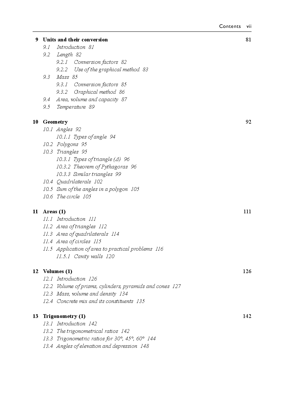 Preview page 4 of eBook [PDF] Construction Mathematics 3rd Edition By Surinder Virdi