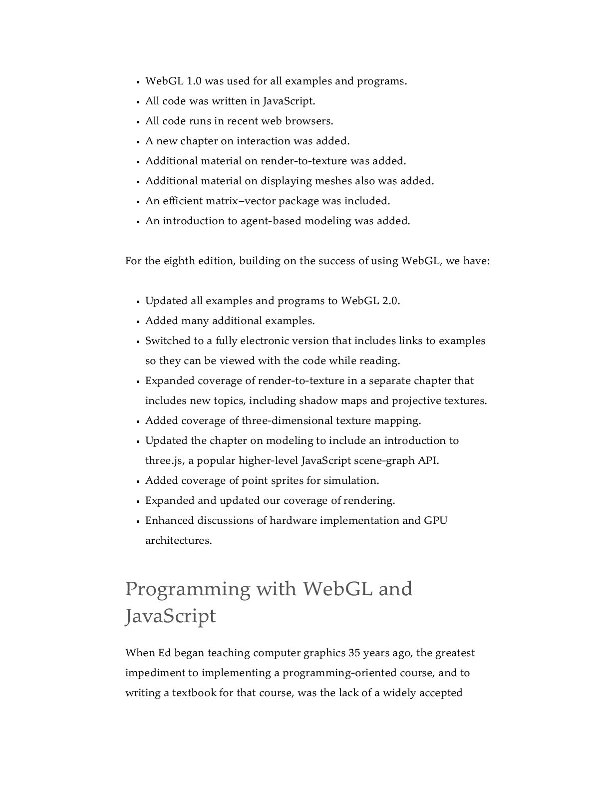 Preview page 4 of eBook [PDF] Pearson EText Interactive Computer Graphics Access Card 8th Edition By Edward Angel, Dave Shreiner