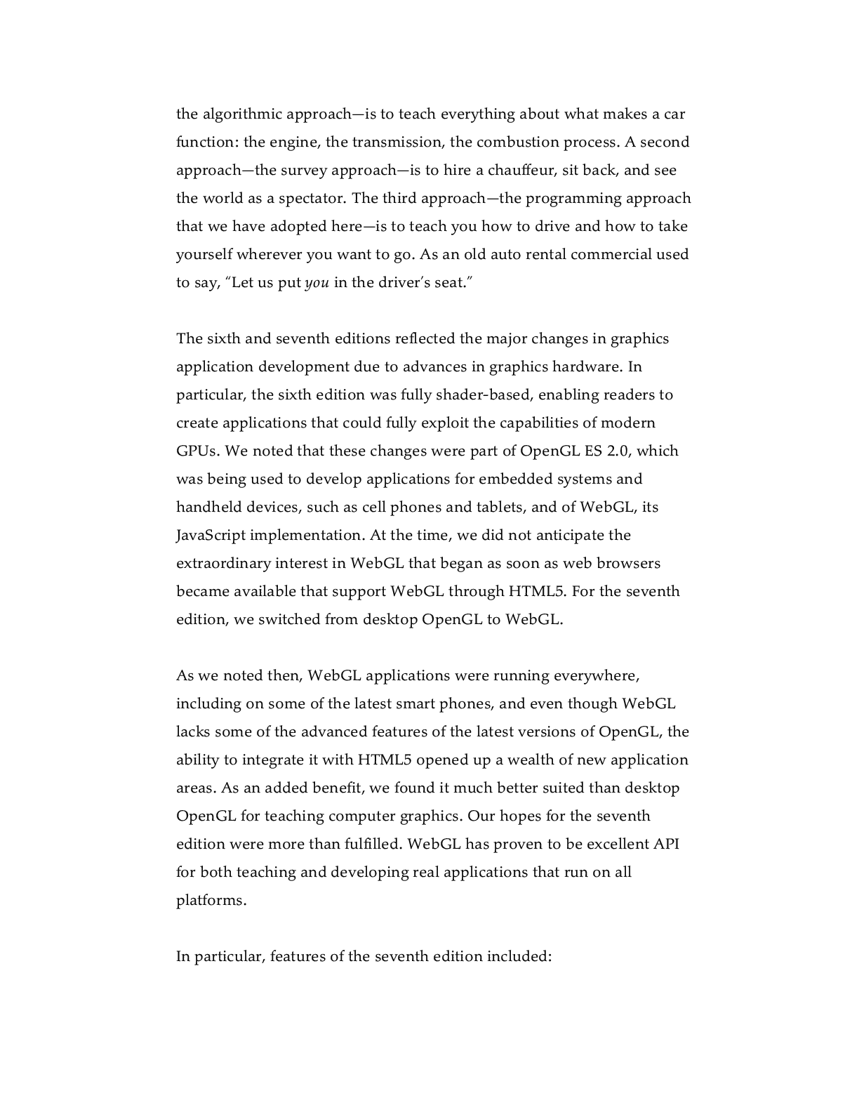 Preview page 3 of eBook [PDF] Pearson EText Interactive Computer Graphics Access Card 8th Edition By Edward Angel, Dave Shreiner