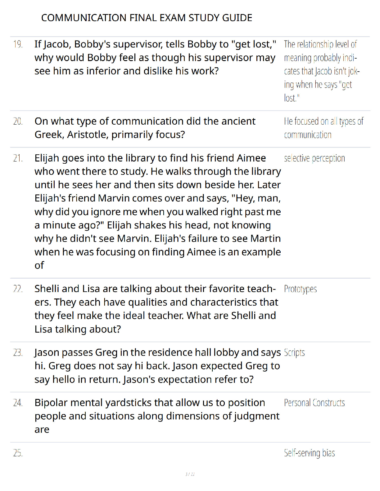 Preview page 3 of Comprehensive Study Guide - Media Theories, Interpersonal Communication, and Cultural Perspectives - Verified Questions