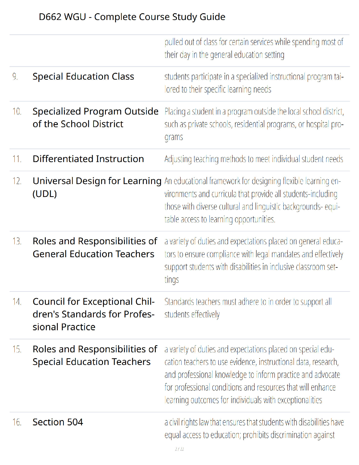 Preview page 2 of D662 WGU Complete Course Study Guide - Comprehensive Exam Review - Verified Questions and Answers - A+ Guaranteed Exam P