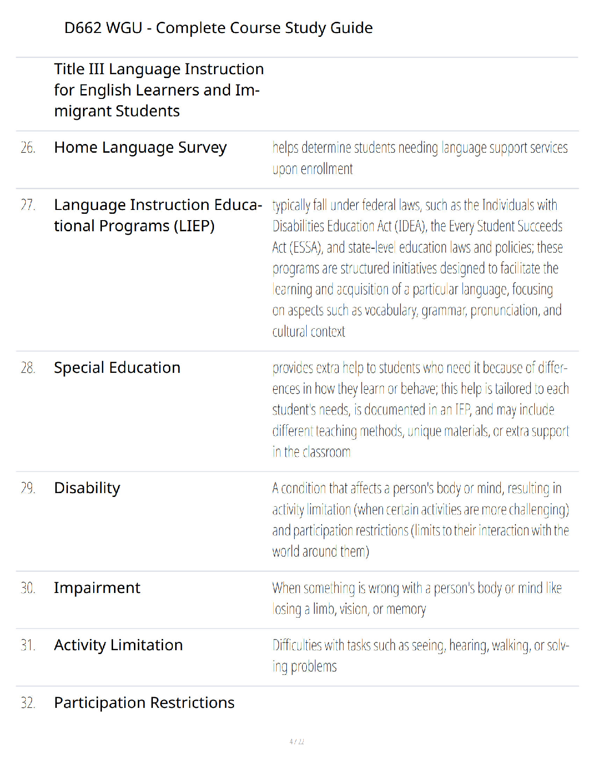 Preview page 4 of D662 WGU Complete Course Study Guide - Comprehensive Exam Review - Verified Questions and Answers - A+ Guaranteed Exam P