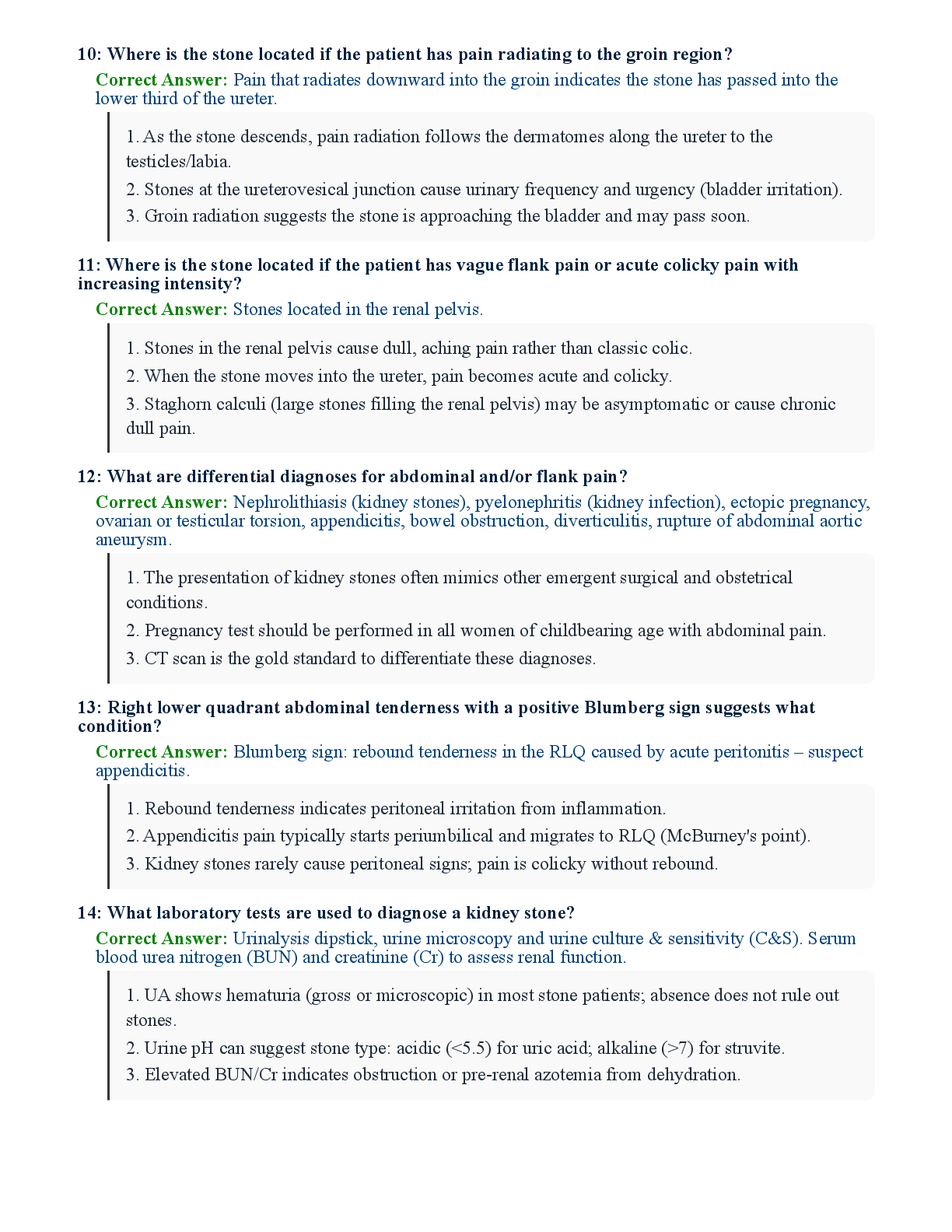 Preview page 3 of NR 570 Final Exam: (Latest 2026/2027 Update) Nephrolithiasis, BPH, Prostatitis, Pyelonephritis, Fluid & Electrolytes | Q