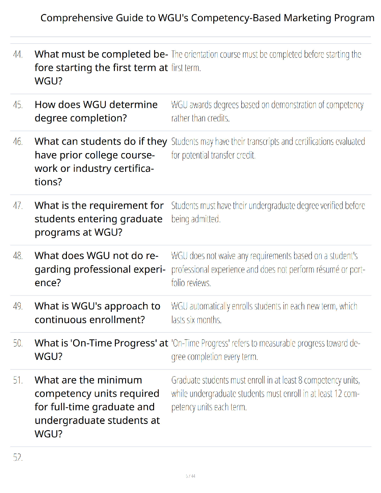 Preview page 5 of Comprehensive Guide to WGU's Competency-Based Marketing Program - Complete Study Guide - Verified Questions and Answers