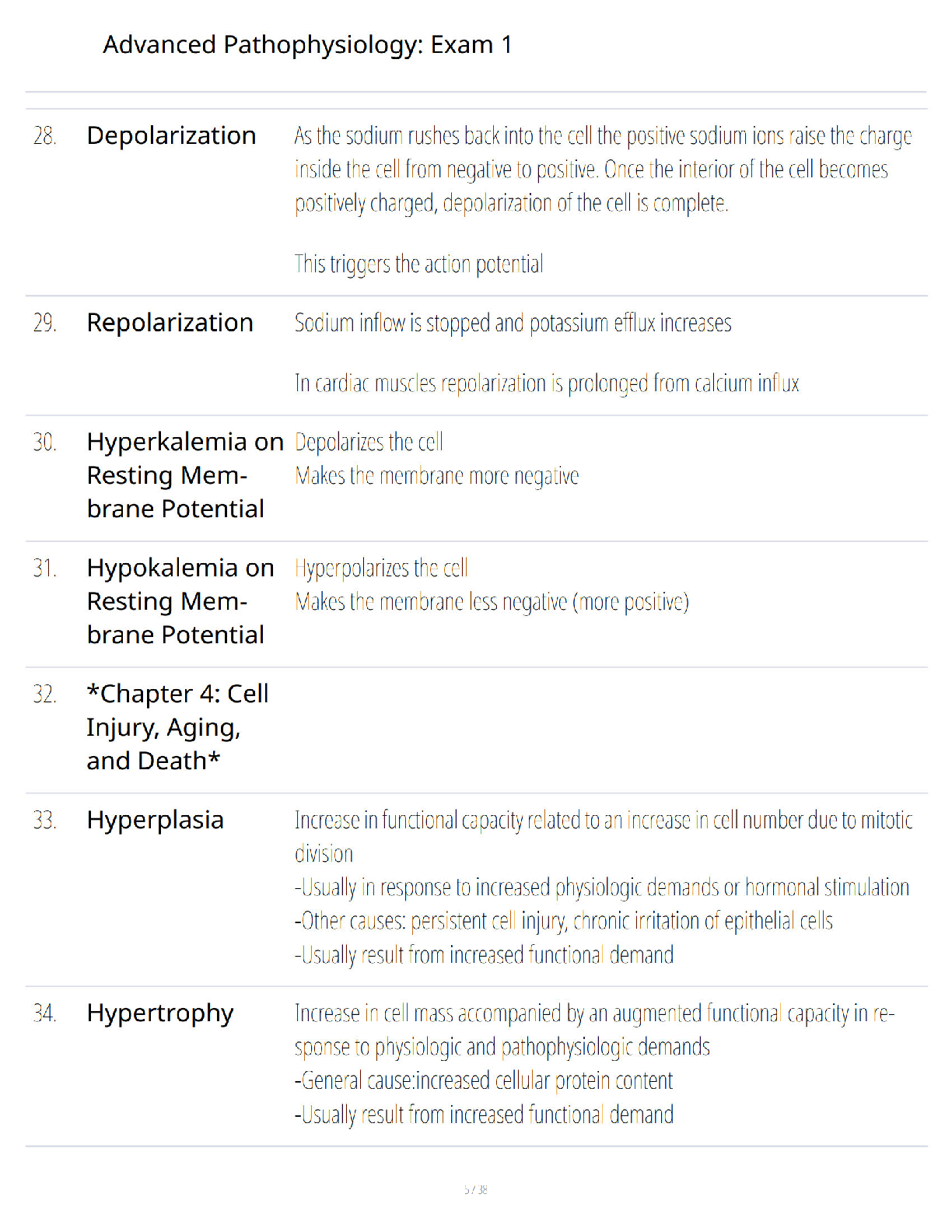 Preview page 4 of Advanced Pathophysiology Exam 1 Study Guide - Comprehensive Exam Review - Verified Questions and Answers - A+ Guaranteed