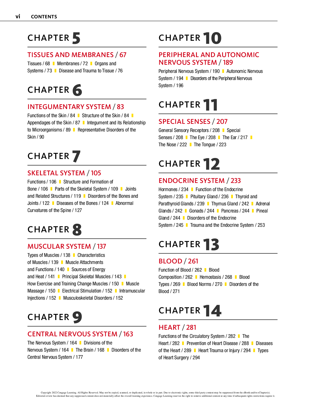 Preview page 6 of Body Structures and Functions 14th Edition By Ann Scott, Tara Bell