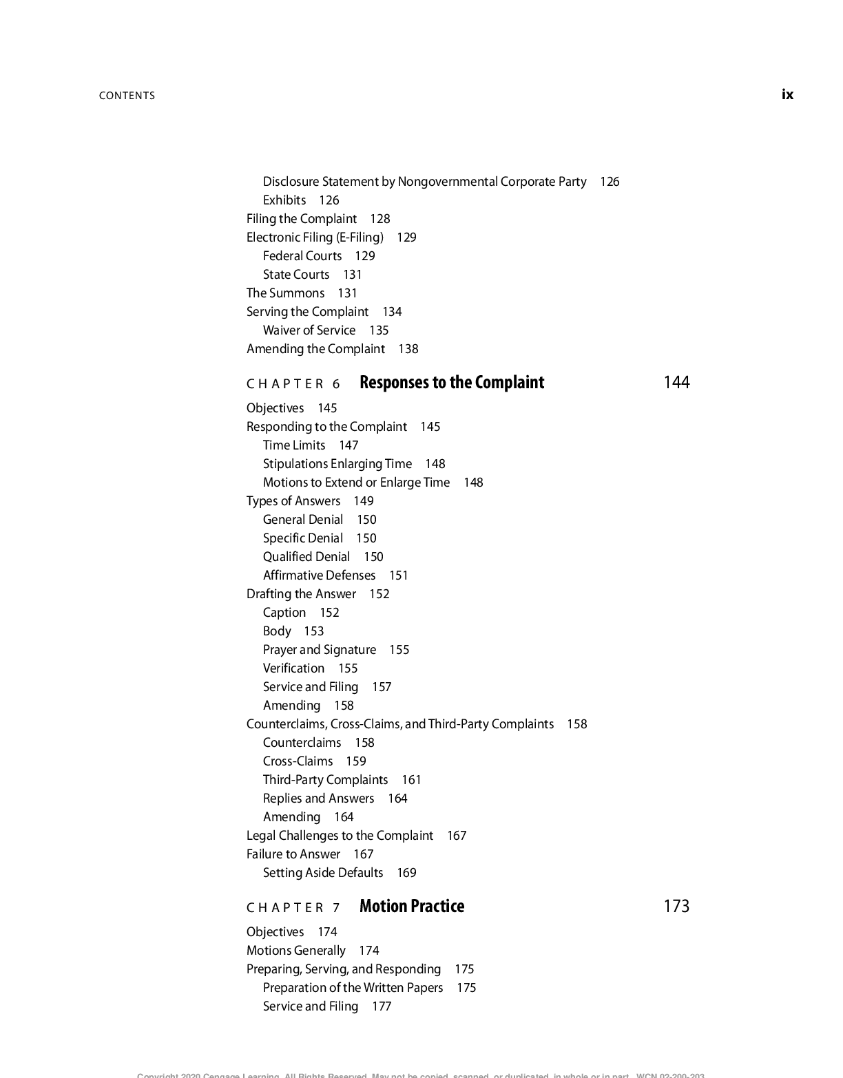 Preview page 5 of Civil Litigation 8th Edition By Peggy Kerley