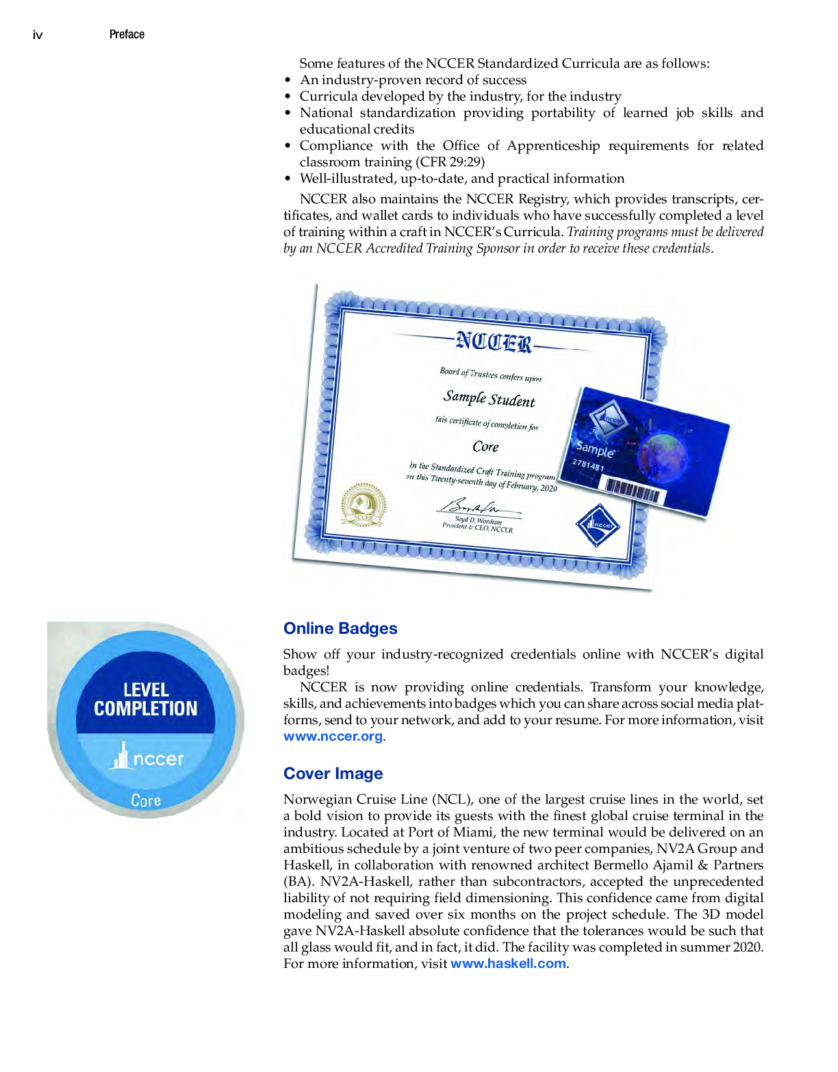 Preview page 4 of eBook PDF Core Introduction to Basic Construction Skills 6th Edition By NCCER