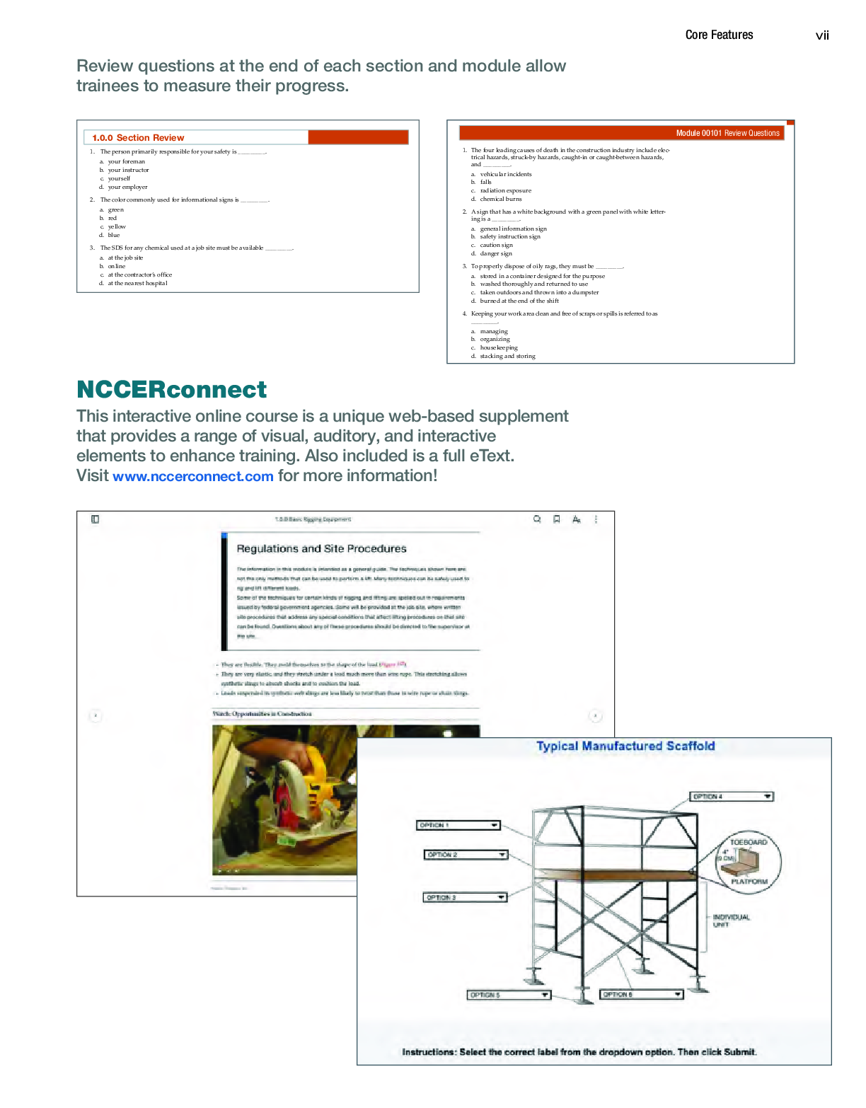 Preview page 7 of eBook PDF Core Introduction to Basic Construction Skills 6th Edition By NCCER