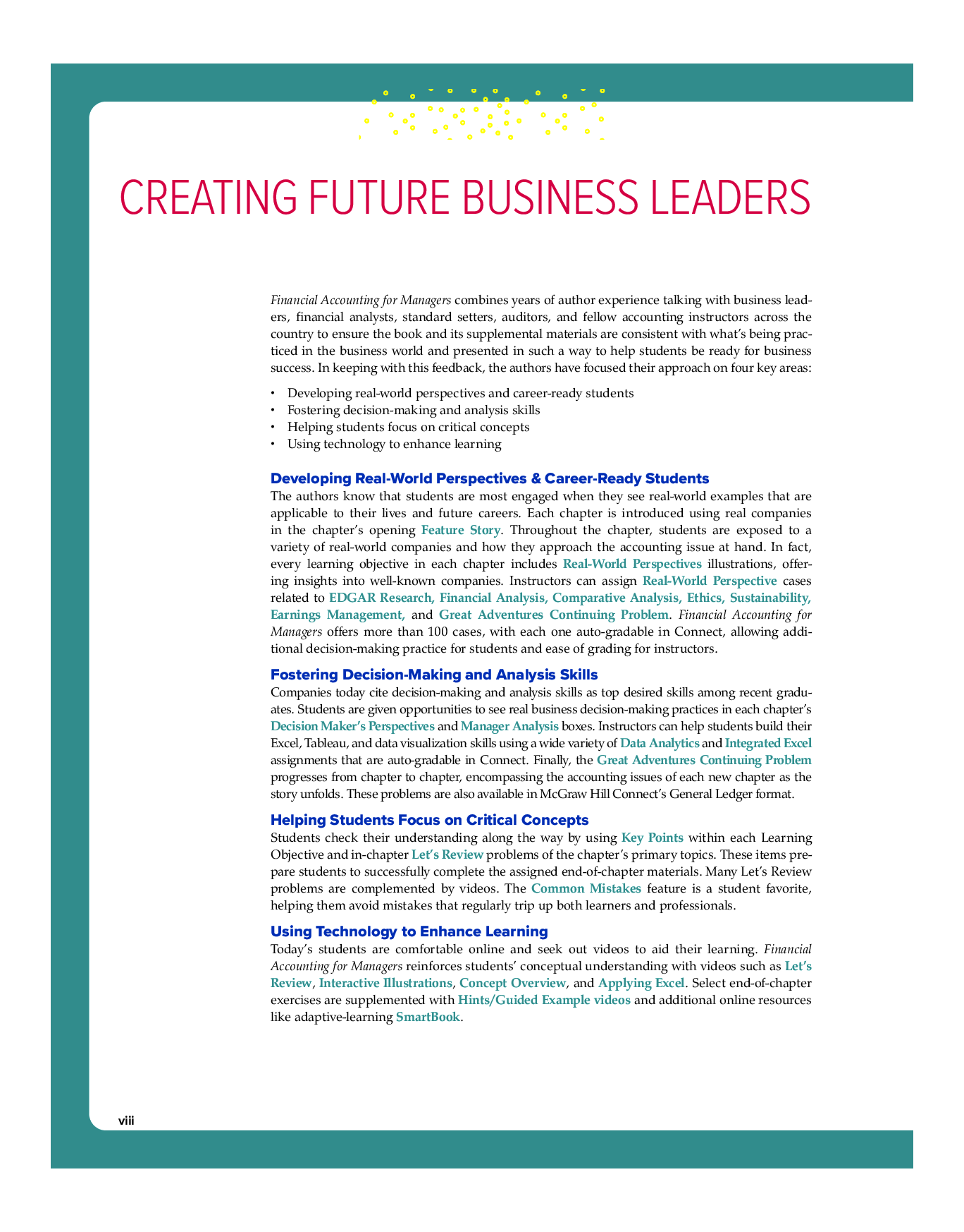 Preview page 5 of Financial Accounting for Managers 2024 Release By Wayne Thomas