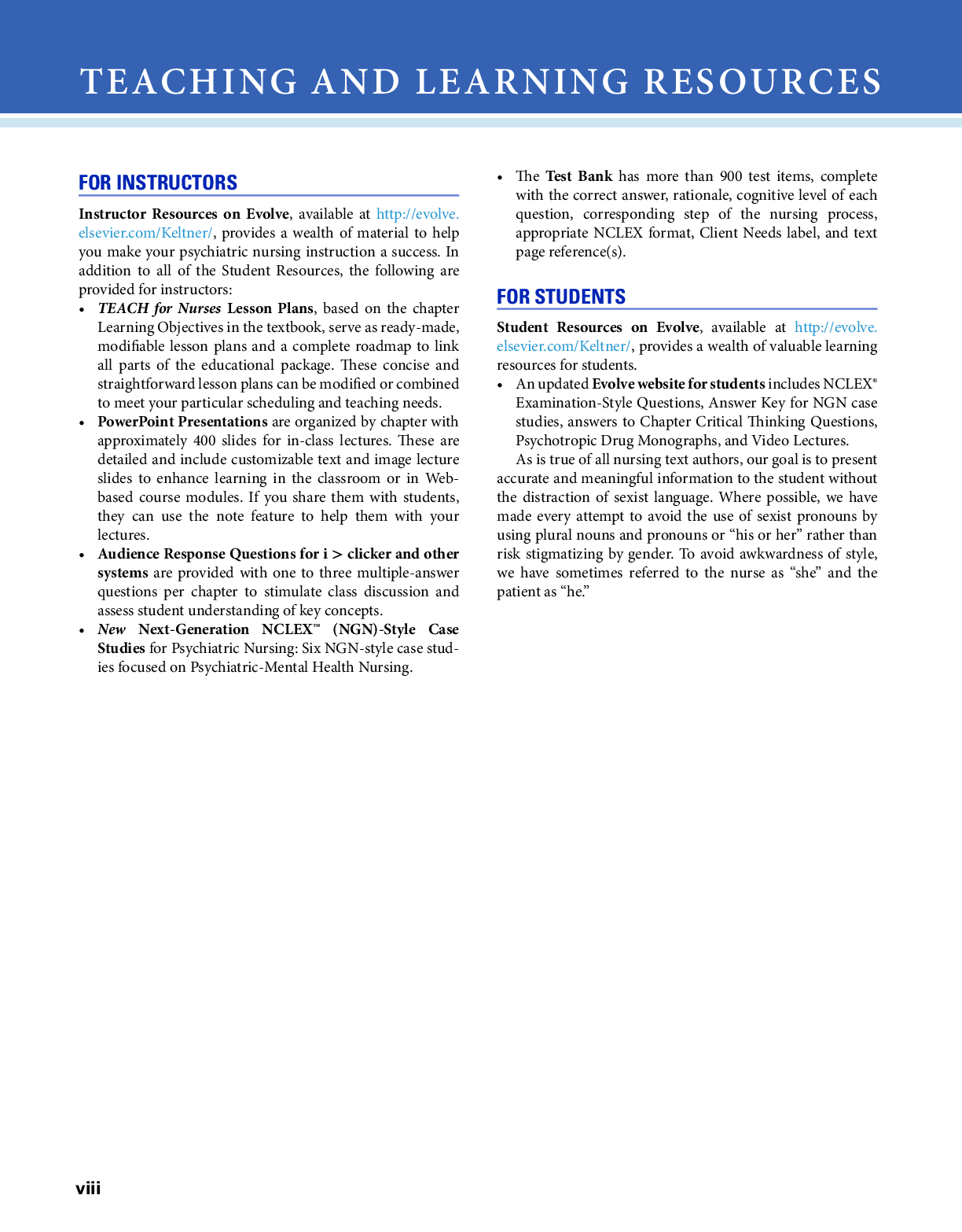 Preview page 9 of Keltner’s Psychiatric Nursing 9th Edition By Debbie Steele