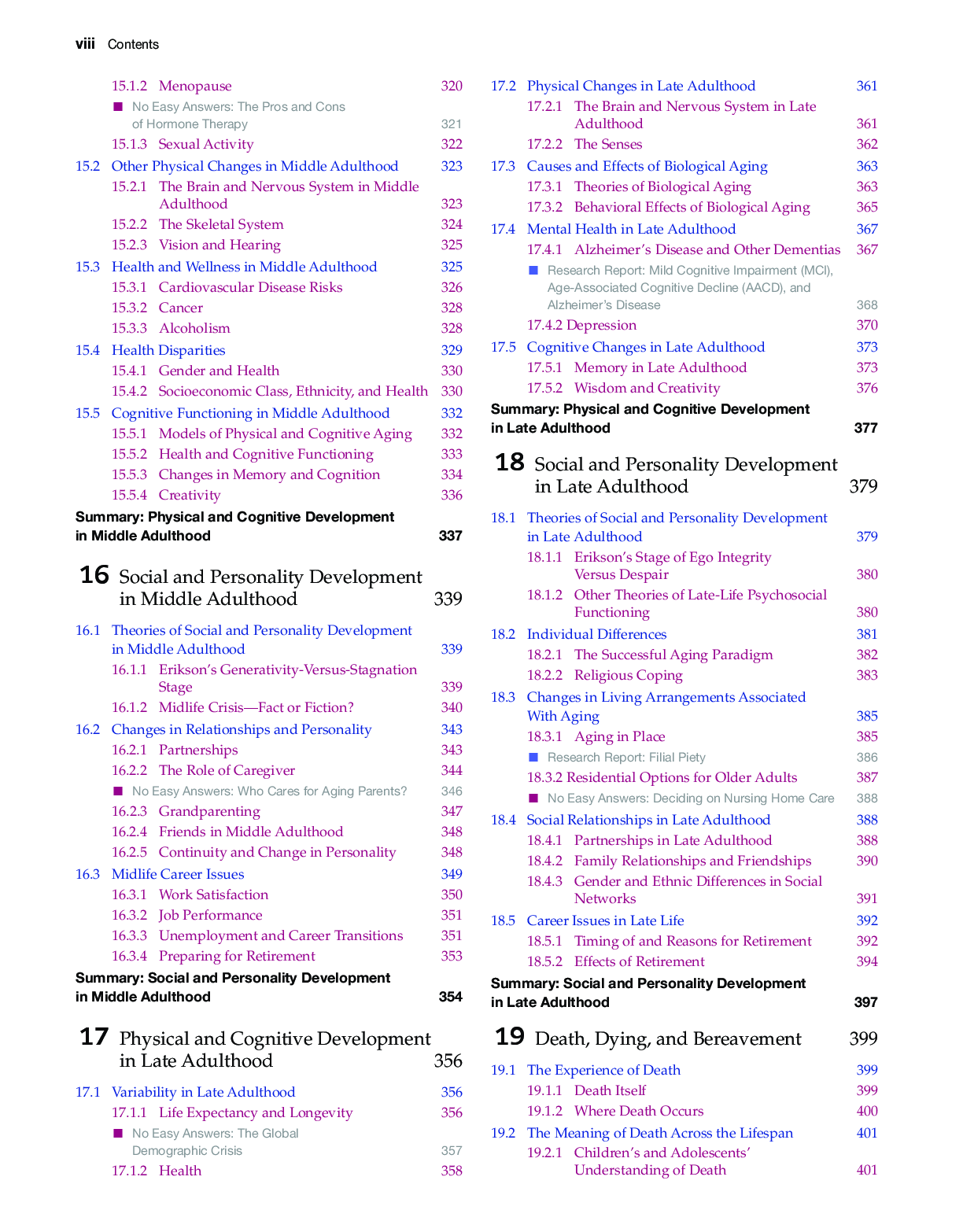 Preview page 8 of eBook PDF Lifespan Development 8th Edition By Denise Boyd, Helen Bee