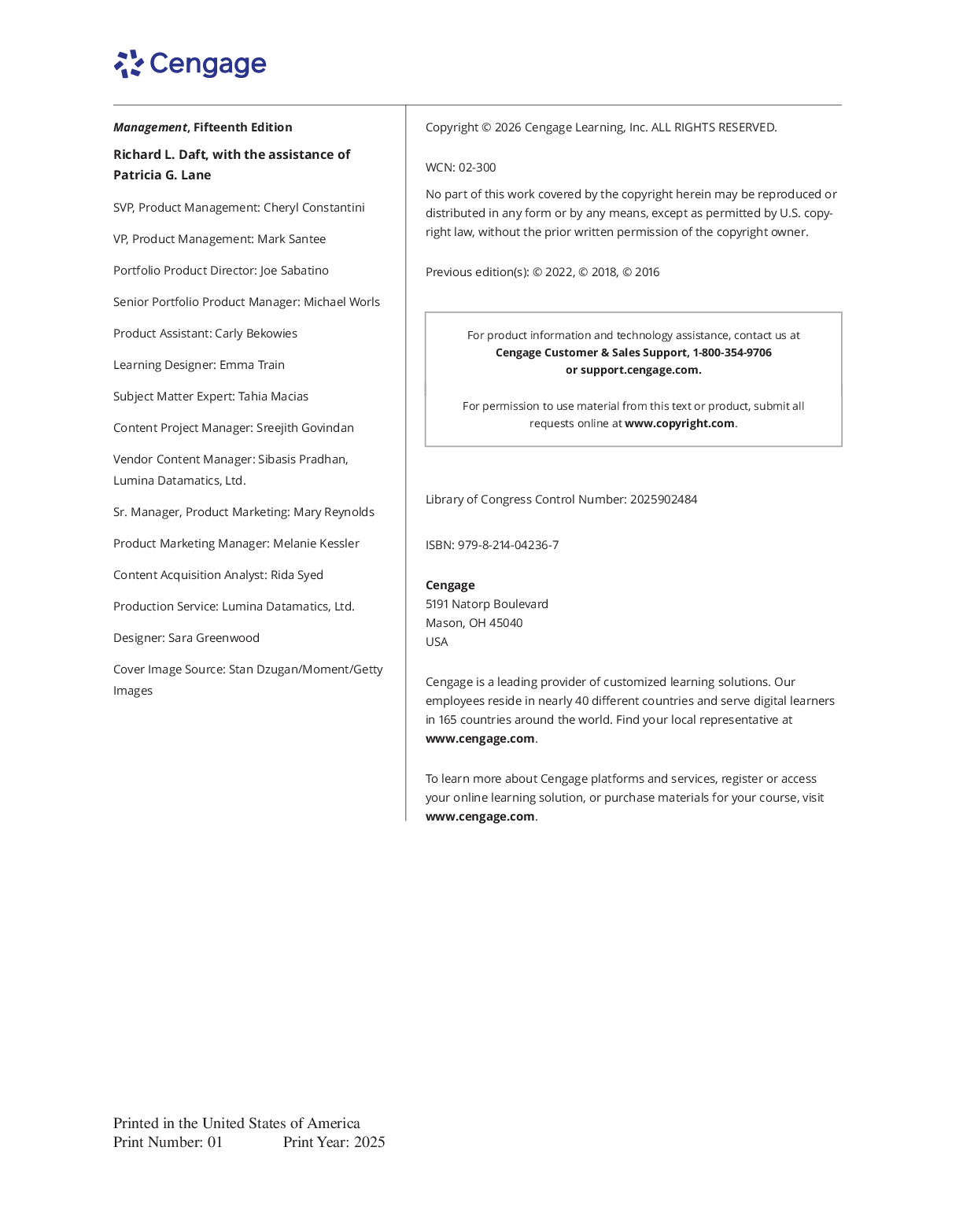 Preview page 3 of eBook PDF Management 15th Edition By Richard Daft