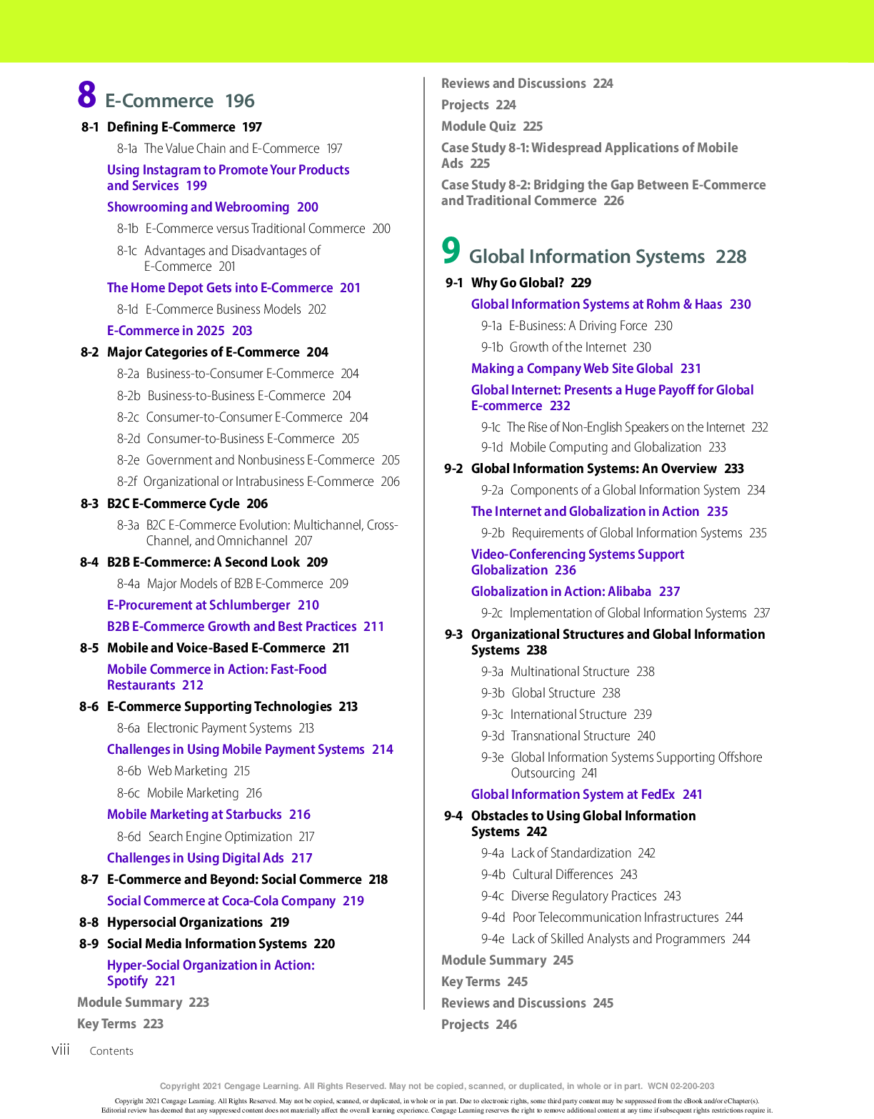 Preview page 7 of MIS Management Information Systems 10th Edition By Hossein Bidgoli