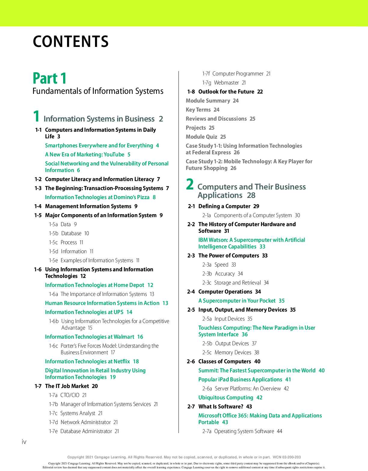 Preview page 4 of MIS Management Information Systems 10th Edition By Hossein Bidgoli
