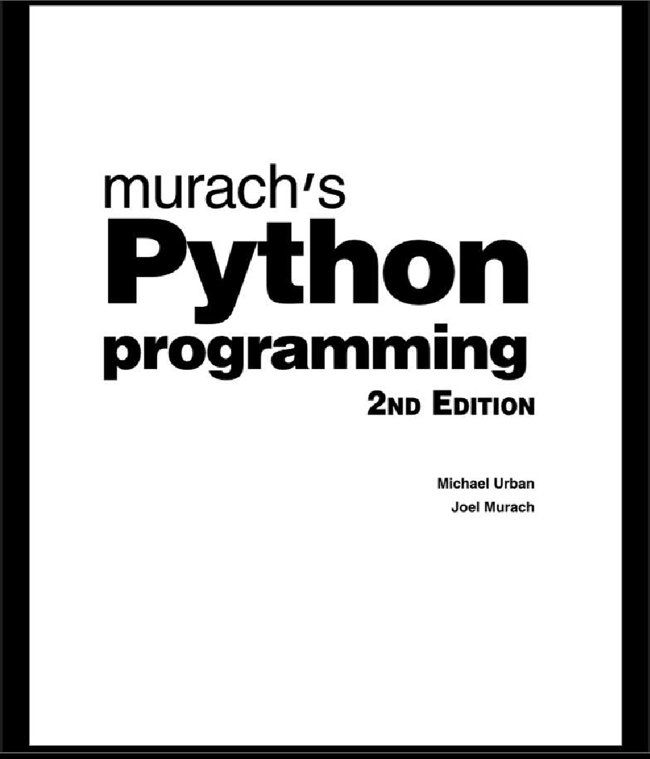 Preview page 3 of eBook PDF Murach's Python Programming 2nd Edition By Joel Murach, Michael Urban