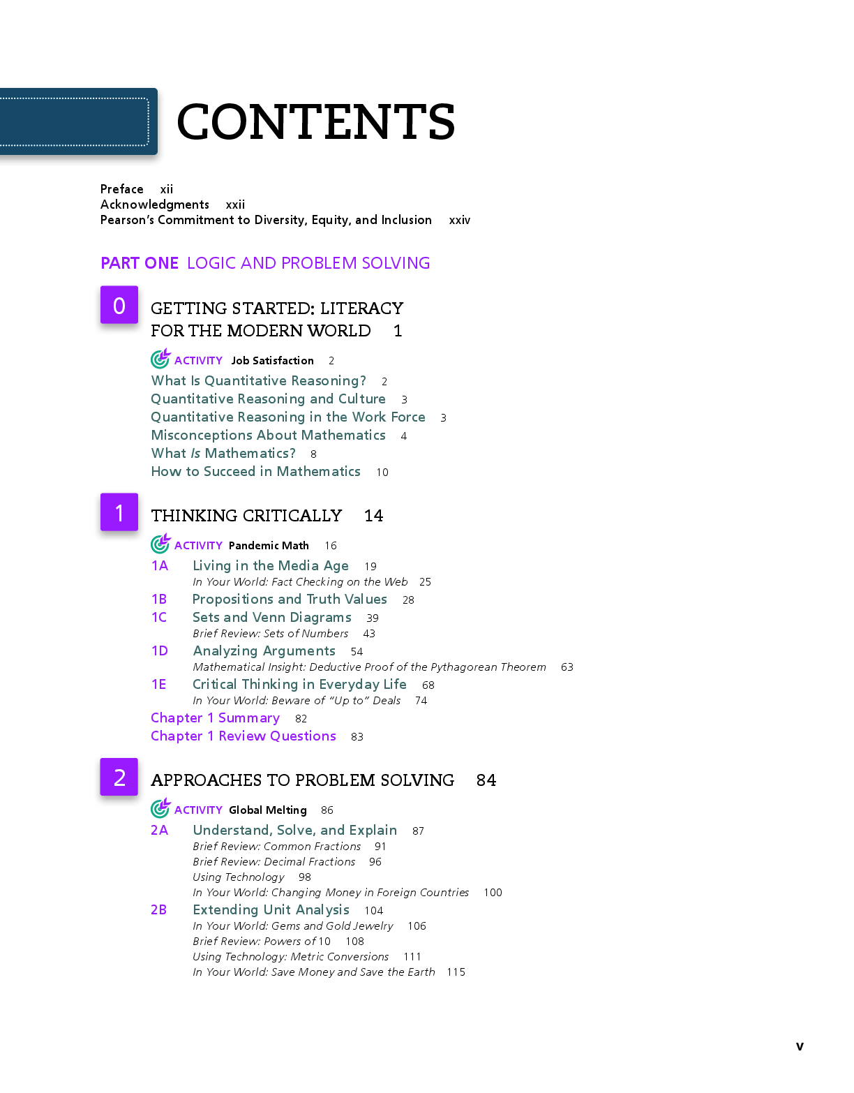 Preview page 5 of eBook PDF Using & Understanding Mathematics 8th Edition By Jeffrey Bennett, William Briggs