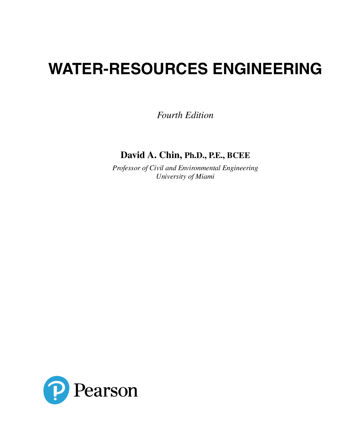 Preview page 2 of eBook PDF Water-Resources Engineering 4th Edition By David A. Chin